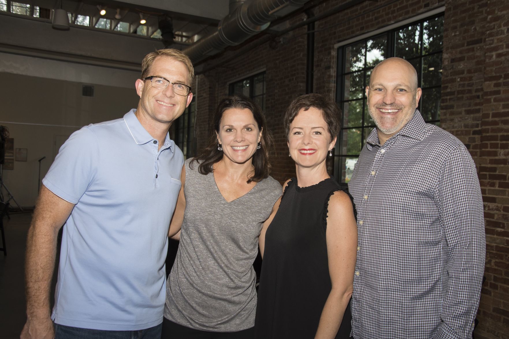 Colby and Lisa Schmid, Jennifer and Jim Gura